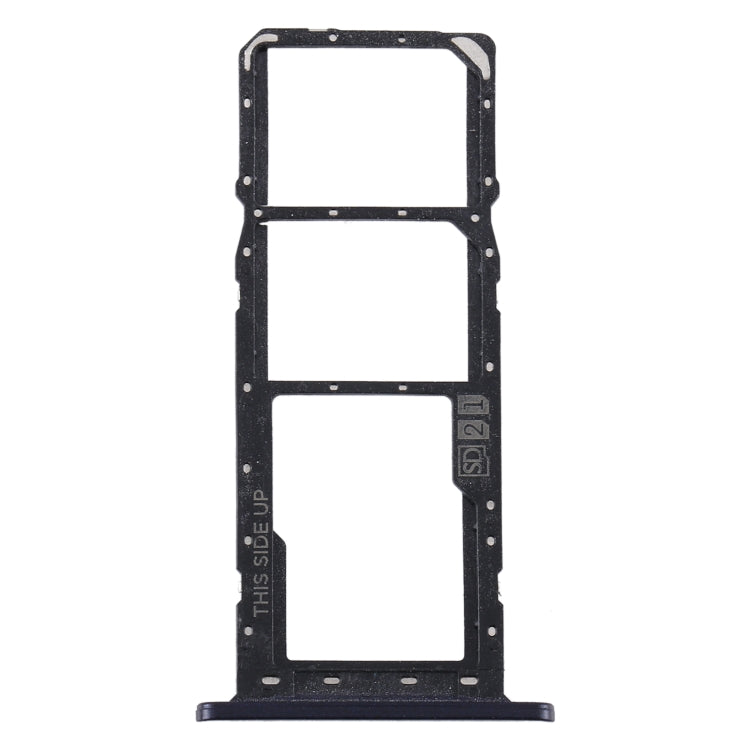 SIM Card Tray + SIM Card Tray + Micro SD Card Tray for Motorola Moto E6 Plus/Moto E6s (2020)/AGA0004/PAGA0004IN/PAGA0033IN/PAGA0033 (Black) - Card Socket by PMc TechLife | Online Shopping South Africa | PMc TechLife | Buy Now Pay Later Mobicred