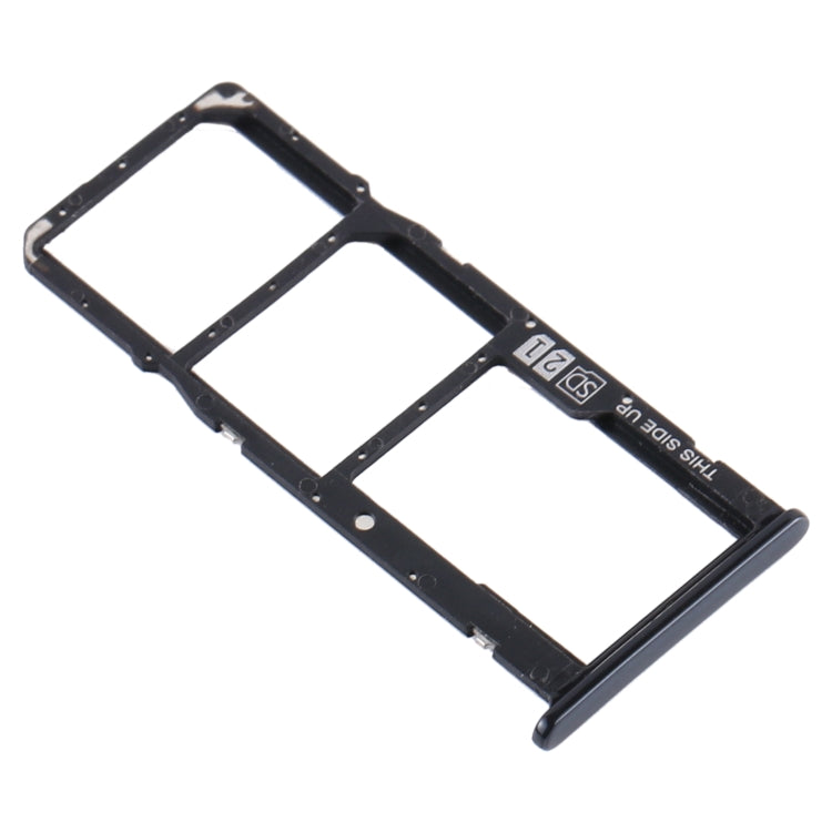 SIM Card Tray + SIM Card Tray + Micro SD Card Tray for Motorola Moto E6 Play/XT2029/XT2029-1(Black) - Card Socket by PMc TechLife | Online Shopping South Africa | PMc TechLife | Buy Now Pay Later Mobicred
