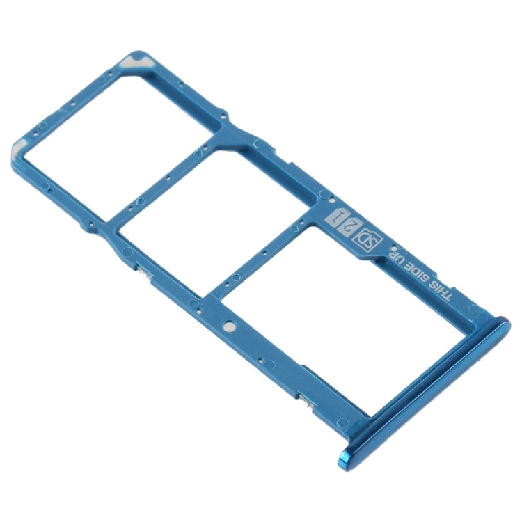 SIM Card Tray + SIM Card Tray + Micro SD Card Tray for Motorola Moto E6 Play/XT2029/XT2029-1(Blue) - Card Socket by PMc TechLife | Online Shopping South Africa | PMc TechLife | Buy Now Pay Later Mobicred