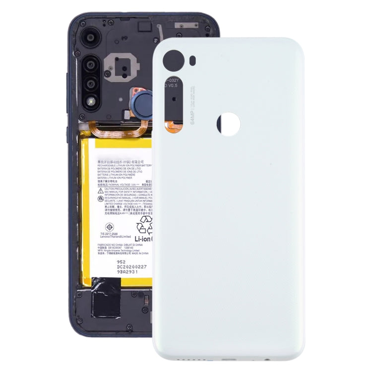 Original Battery Back Cover for Motorola Moto One Fusion Plus PAKF0002IN (White) - Back Cover by PMC TechLife | Online Shopping South Africa | PMC TechLife | Buy Now Pay Later Mobicred
