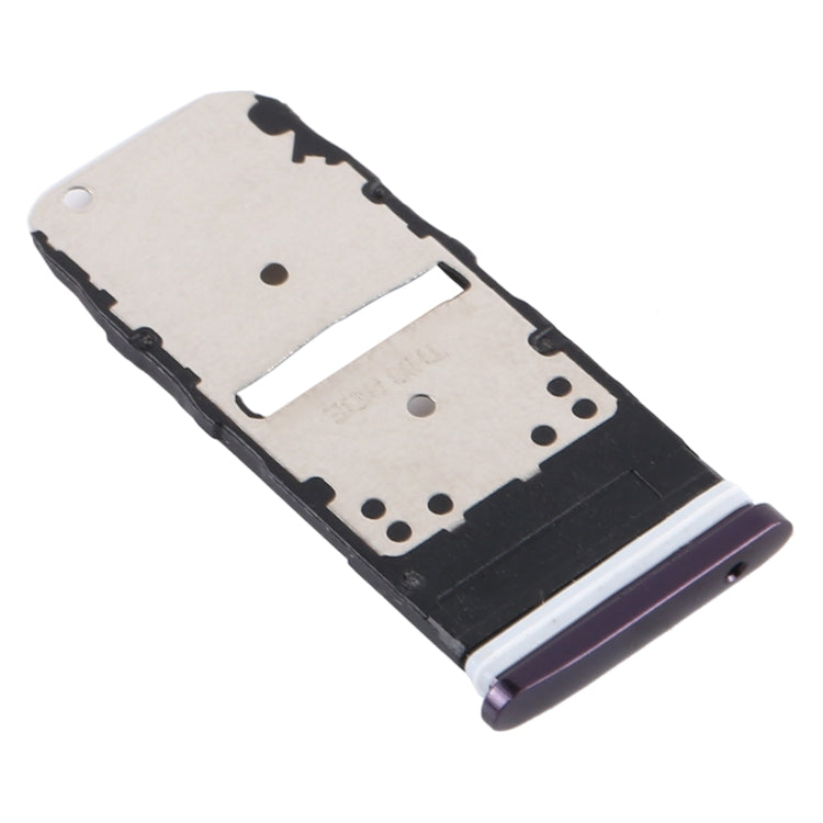 SIM Card Tray + SIM Card Tray / Micro SD Card Tray for Motorola One Zoom (Purple) - Card Socket by PMc TechLife | Online Shopping South Africa | PMc TechLife | Buy Now Pay Later Mobicred