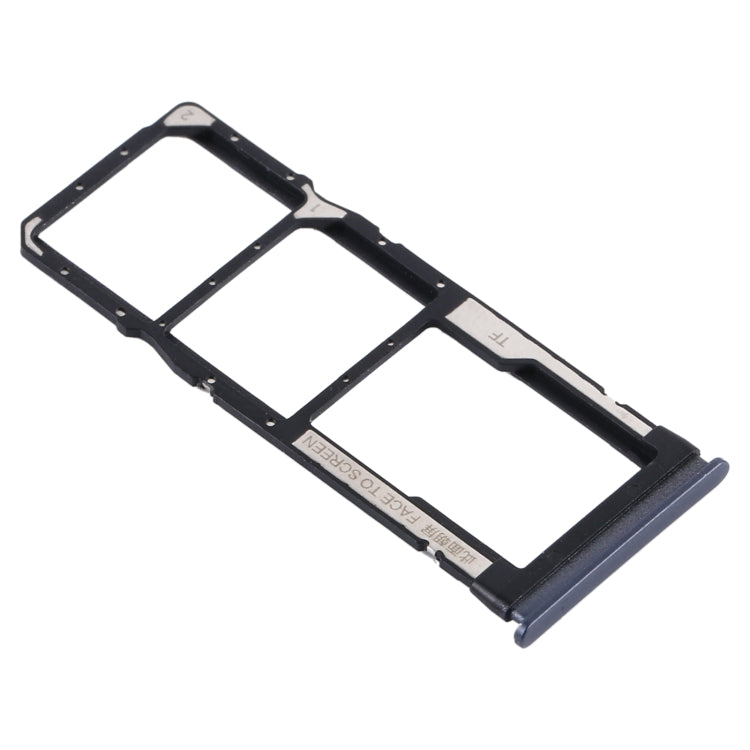 SIM Card Tray + SIM Card Tray + Micro SD Card Tray for Xiaomi Redmi Note 9 5G / Redmi Note 9T M2007J22G M2007J22C(Black) - Card Tray by PMc TechLife | Online Shopping South Africa | PMc TechLife | Buy Now Pay Later Mobicred