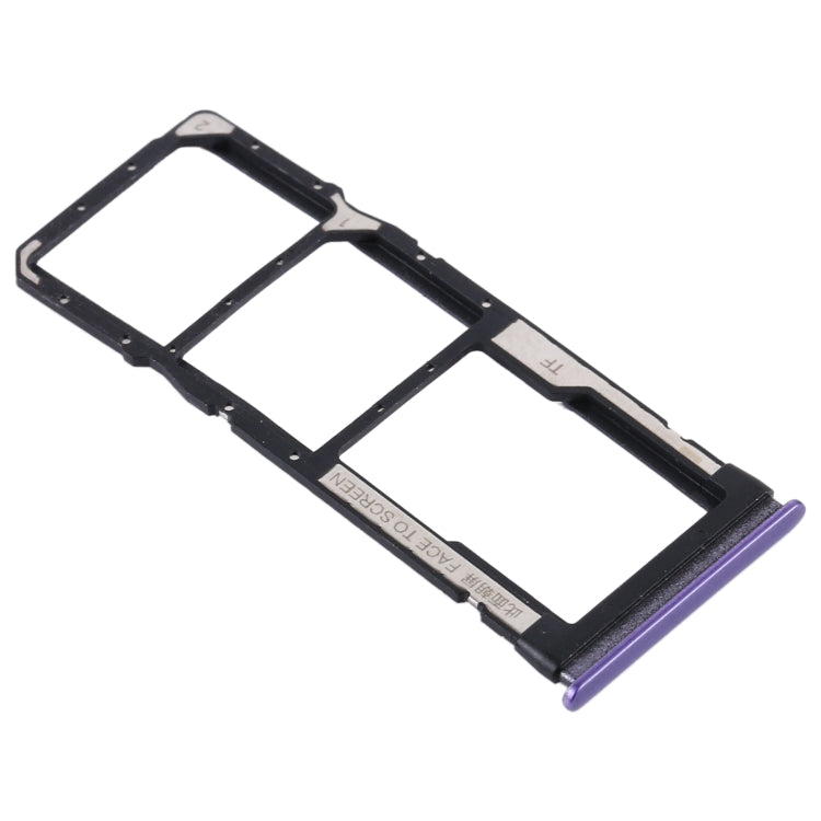 SIM Card Tray + SIM Card Tray + Micro SD Card Tray for Xiaomi Redmi Note 9 5G / Redmi Note 9T M2007J22G M2007J22C(Purple) - Card Tray by PMc TechLife | Online Shopping South Africa | PMc TechLife | Buy Now Pay Later Mobicred