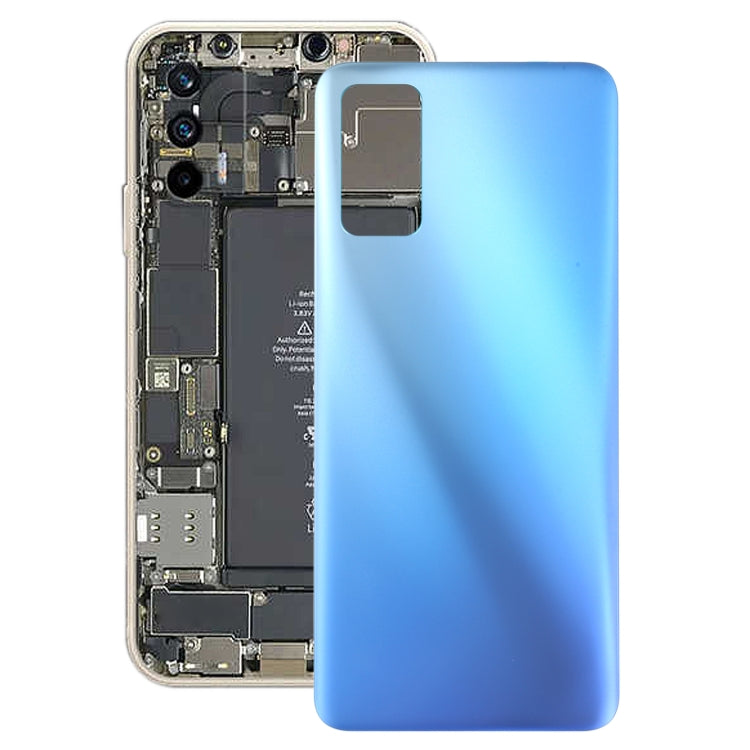 India) RMX3029 Battery Back Cover (Blue) - Back Cover by PMC TechLife | Online Shopping South Africa | PMC TechLife | Buy Now Pay Later Mobicred
