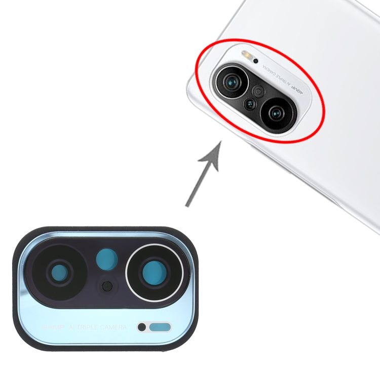 Camera Lens Cover for Xiaomi Redmi K40 (48MP) M2012K11AC (Blue) - Camera by PMC TechLife | Online Shopping South Africa | PMC TechLife | Buy Now Pay Later Mobicred