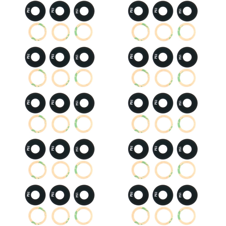 For OPPO Reno5 PEGM00 PEGT00 10pcs Back Camera Lens - Camera Series by PMC TechLife | Online Shopping South Africa | PMC TechLife | Buy Now Pay Later Mobicred