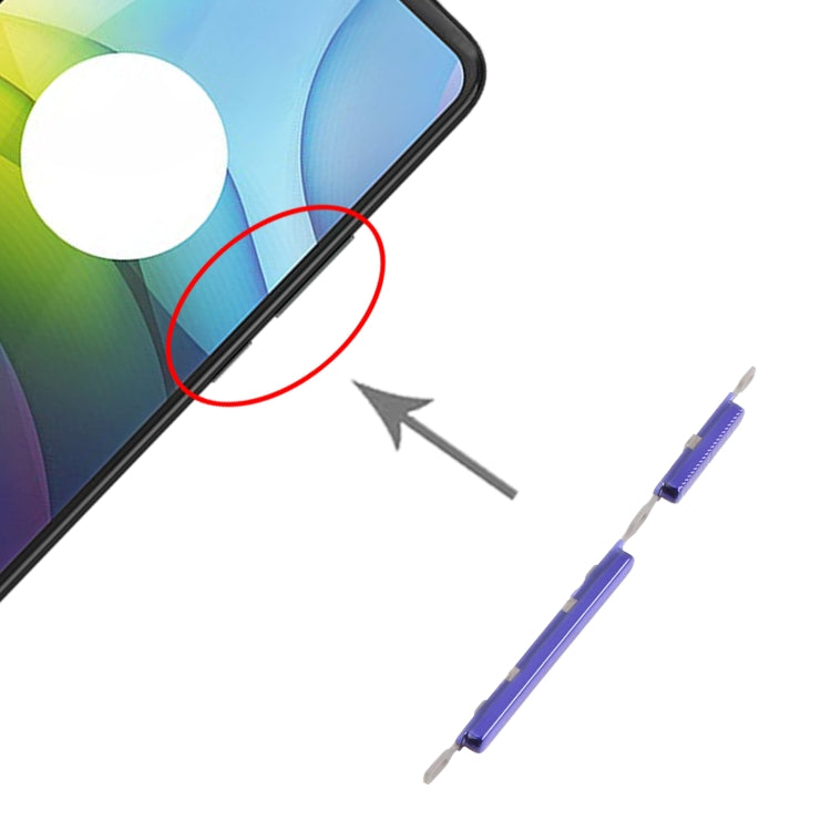 Power Button and Volume Control Button for Motorola Moto G9 Power (Purple) - Others by PMc TechLife | Online Shopping South Africa | PMc TechLife | Buy Now Pay Later Mobicred