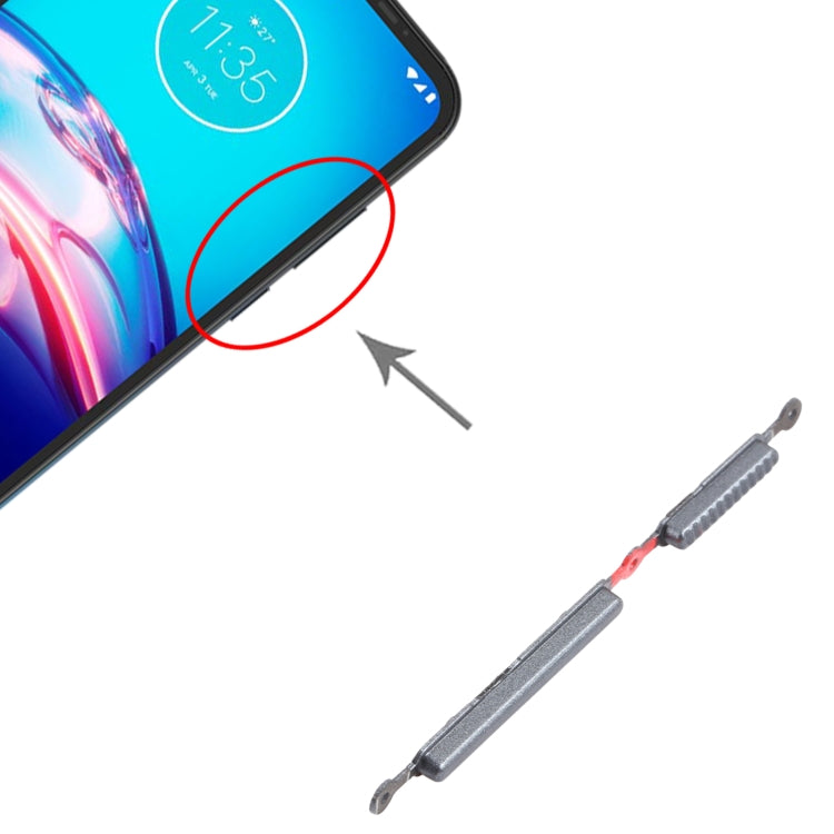 Power Button and Volume Control Button for Motorola Moto E6s (2020) (Black) - Others by PMc TechLife | Online Shopping South Africa | PMc TechLife | Buy Now Pay Later Mobicred