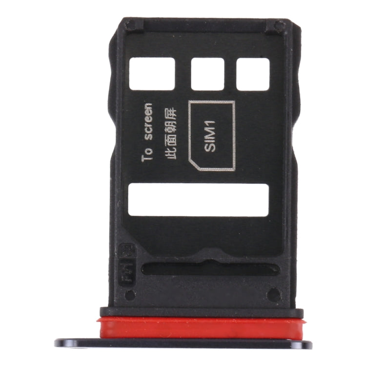 SIM Card Tray + SIM Card Tray for Honor V40 5G(Black) - Card Socket by PMc TechLife | Online Shopping South Africa | PMc TechLife | Buy Now Pay Later Mobicred