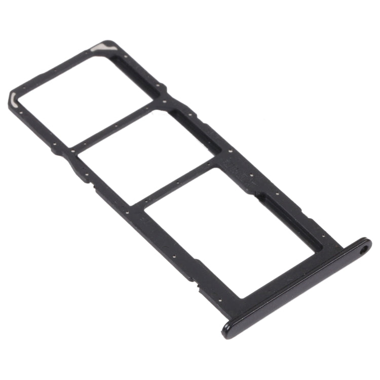 SIM Card Tray + SIM Card Tray + Micro SD Card Tray for Huawei Y7a (Black) - Card Socket by PMc TechLife | Online Shopping South Africa | PMc TechLife | Buy Now Pay Later Mobicred