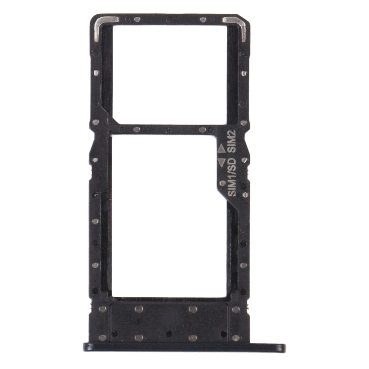 SIM Card Tray + SIM Card Tray / Micro SD Card Tray for Huawei Maimang 9 (Black) - Card Socket by PMc TechLife | Online Shopping South Africa | PMc TechLife | Buy Now Pay Later Mobicred