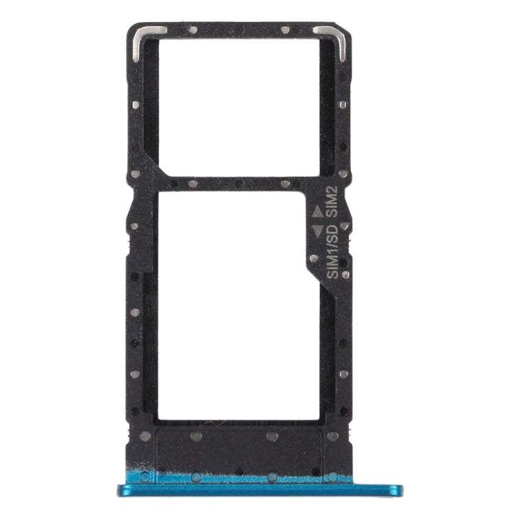 SIM Card Tray + SIM Card Tray / Micro SD Card Tray for Huawei Maimang 9 (Blue) - Card Socket by PMc TechLife | Online Shopping South Africa | PMc TechLife | Buy Now Pay Later Mobicred