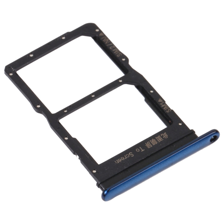 SIM Card Tray + SIM Card Tray / NMicro Card Tray for Honor X10 Max 5G (Blue) - Card Socket by PMc TechLife | Online Shopping South Africa | PMc TechLife | Buy Now Pay Later Mobicred