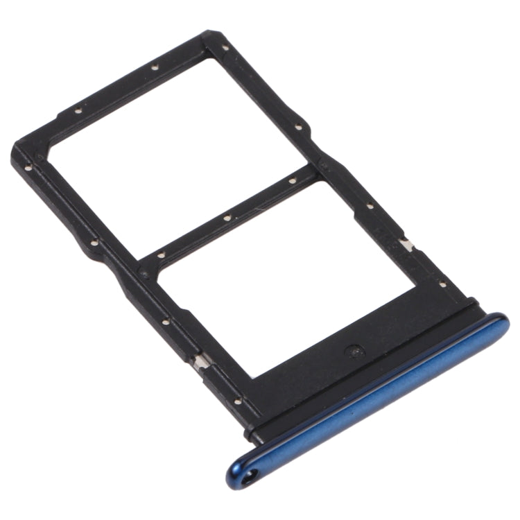 SIM Card Tray + SIM Card Tray / NMicro Card Tray for Honor X10 Max 5G (Blue) - Card Socket by PMc TechLife | Online Shopping South Africa | PMc TechLife | Buy Now Pay Later Mobicred