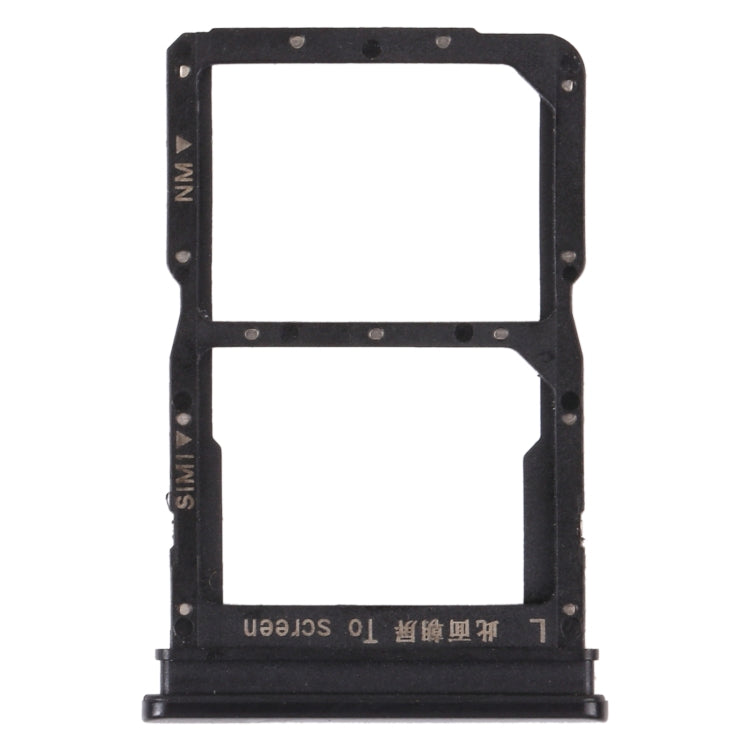 SIM Card Tray + NM Card Tray for Huawei P Smart S (Black) - Card Socket by PMc TechLife | Online Shopping South Africa | PMc TechLife | Buy Now Pay Later Mobicred