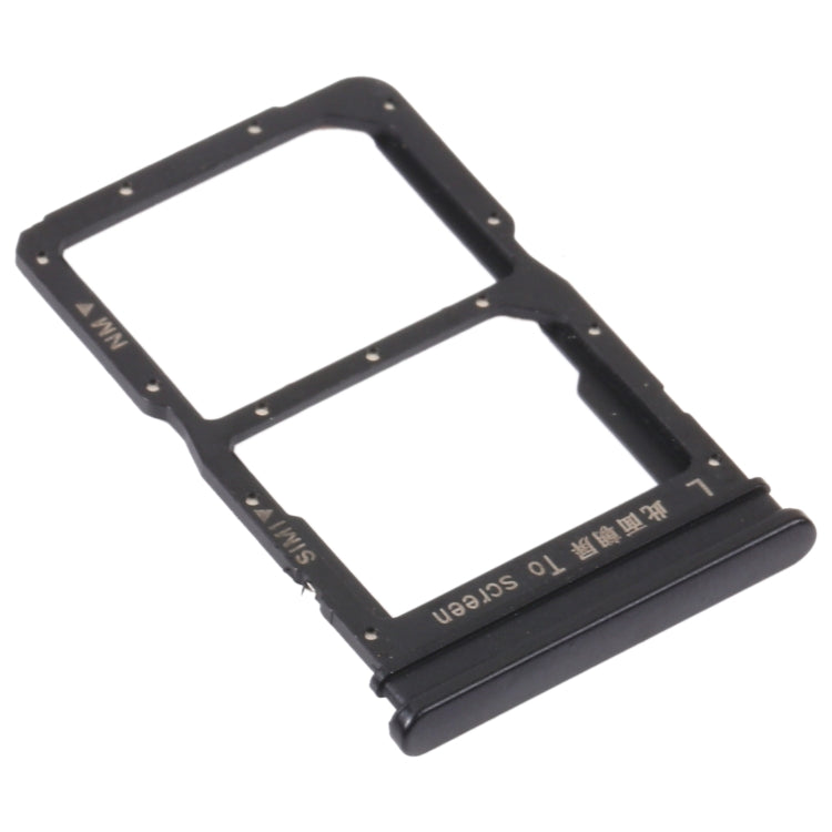 SIM Card Tray + NM Card Tray for Huawei P Smart S (Black) - Card Socket by PMc TechLife | Online Shopping South Africa | PMc TechLife | Buy Now Pay Later Mobicred