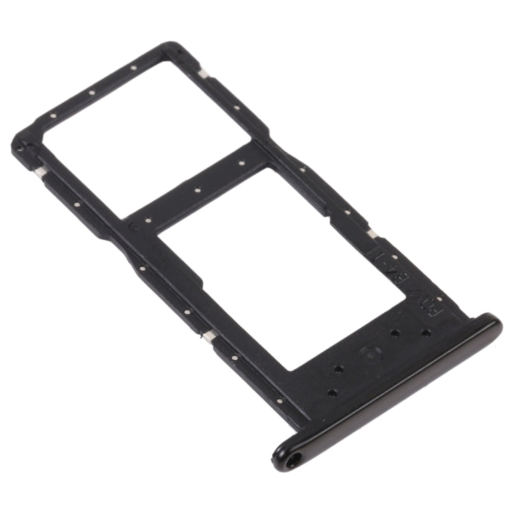 SIM Card Tray + SIM Card Tray / Micro SD Card Tray for Honor 9S (Black) - Card Socket by PMc TechLife | Online Shopping South Africa | PMc TechLife | Buy Now Pay Later Mobicred
