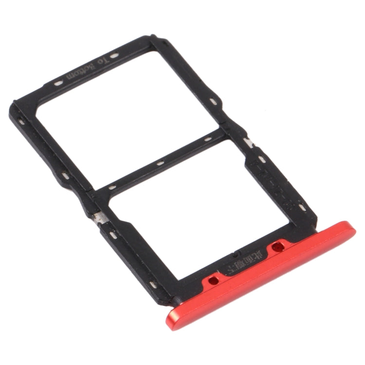 SIM Card Tray + NM Card Tray for Huawei Nova 5 Pro (Red) - Card Socket by PMc TechLife | Online Shopping South Africa | PMc TechLife | Buy Now Pay Later Mobicred