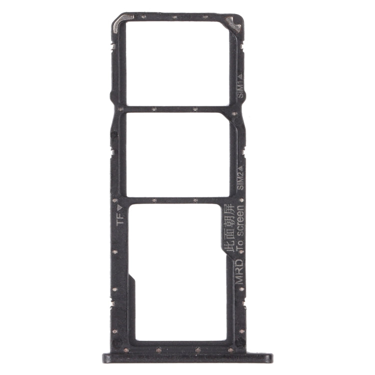 SIM Card Tray + SIM Card Tray + Micro SD Card Tray for Huawei Enjoy 9e (Black) - Card Socket by PMc TechLife | Online Shopping South Africa | PMc TechLife | Buy Now Pay Later Mobicred