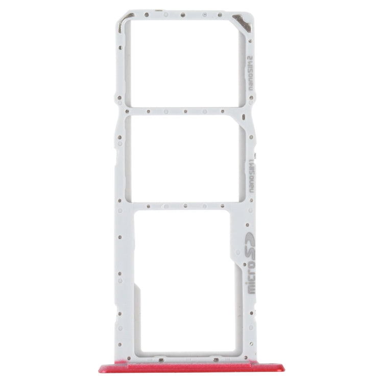 SIM Card Tray + SIM Card Tray + Micro SD Card Tray for LG K22 LMK200Z LMK200E LMK200B LM-K200 (Red) - For LG by PMc TechLife | Online Shopping South Africa | PMc TechLife | Buy Now Pay Later Mobicred