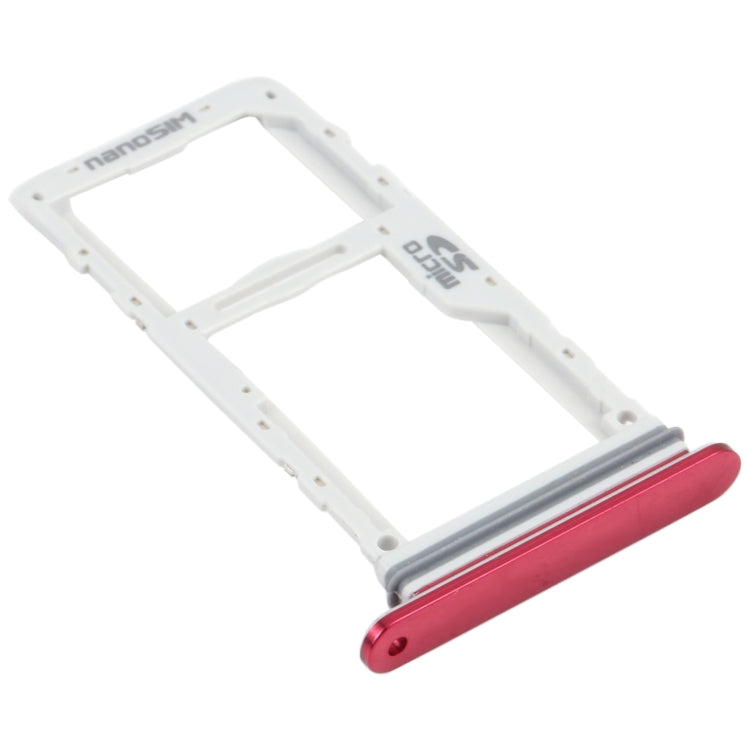 SIM Card Tray + SIM Card Tray / Micro SD Card Tray for LG Velvet 5G LM-G900N LM-G900EM LM-G900 LM-G900TM (Red) - For LG by PMC TechLife | Online Shopping South Africa | PMC TechLife | Buy Now Pay Later Mobicred
