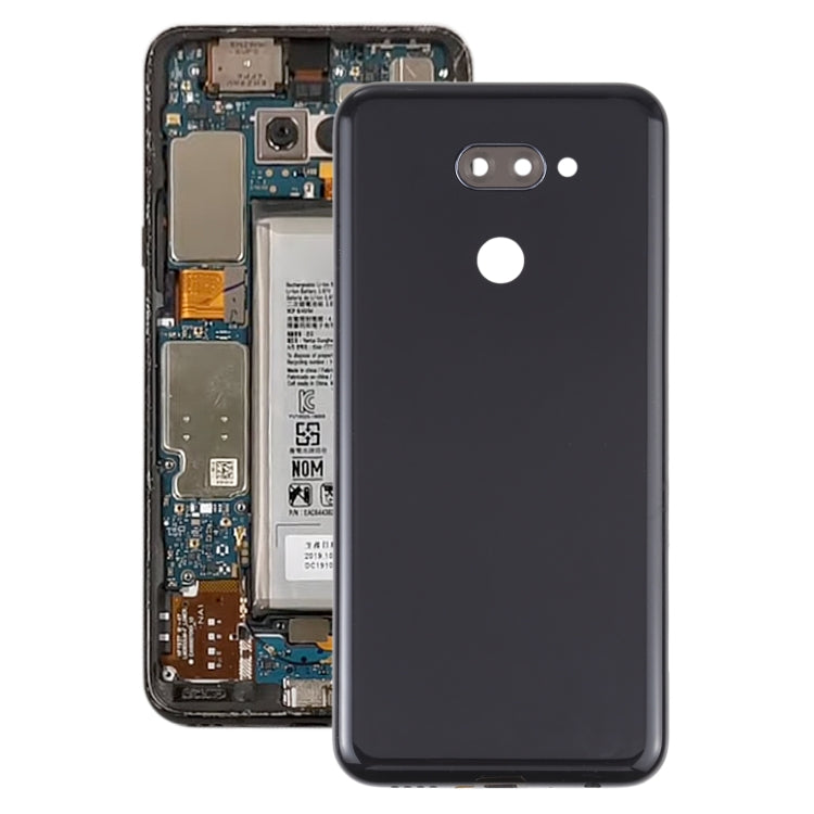 Back Battery Cover for LG K40s LMX430HM LM-X540 LM-X430(Black) - For LG by PMc TechLife | Online Shopping South Africa | PMc TechLife | Buy Now Pay Later Mobicred
