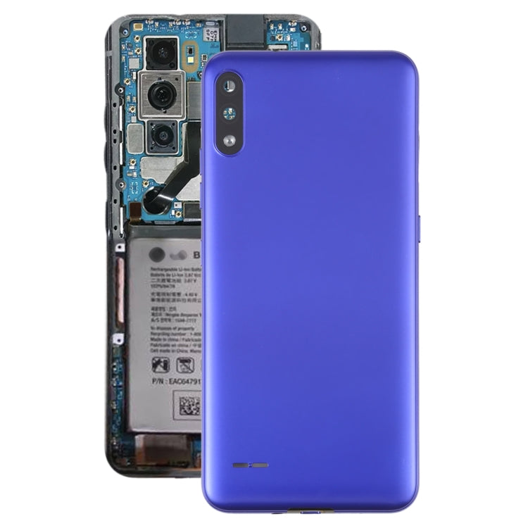 Back Battery Cover for LG K22 LMK200Z LMK200E LMK200B LM-K200(Blue) - For LG by PMc TechLife | Online Shopping South Africa | PMc TechLife | Buy Now Pay Later Mobicred