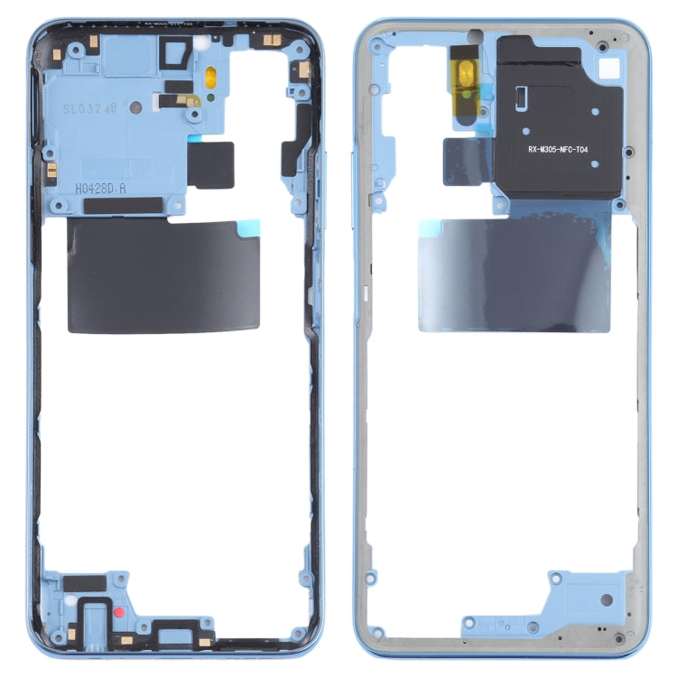 Middle Frame Bezel Plate for Xiaomi Redmi Note 10s M2101K7BG (Blue) - LCD Related Parts by PMC TechLife | Online Shopping South Africa | PMC TechLife
