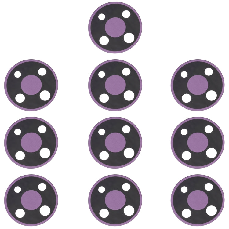 10 PCS Back Camera Lens for Nokia 3.4 TA-1288 TA-1285 TA-1283(Purple) - Camera by PMC TechLife | Online Shopping South Africa | PMC TechLife | Buy Now Pay Later Mobicred
