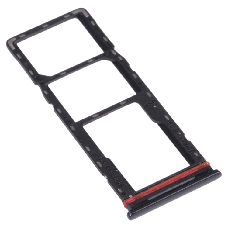For infinix Hot 10 Play / Smart 5(India) X688C X688B SIM Card Tray + SIM Card Tray + Micro SD Card Tray (Black) - Card Tray by PMc TechLife | Online Shopping South Africa | PMc TechLife | Buy Now Pay Later Mobicred