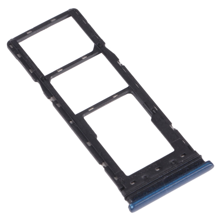 For infinix Smart 5 X657 X657C SIM Card Tray + SIM Card Tray + Micro SD Card Tray (Blue) - Card Tray by PMc TechLife | Online Shopping South Africa | PMc TechLife | Buy Now Pay Later Mobicred
