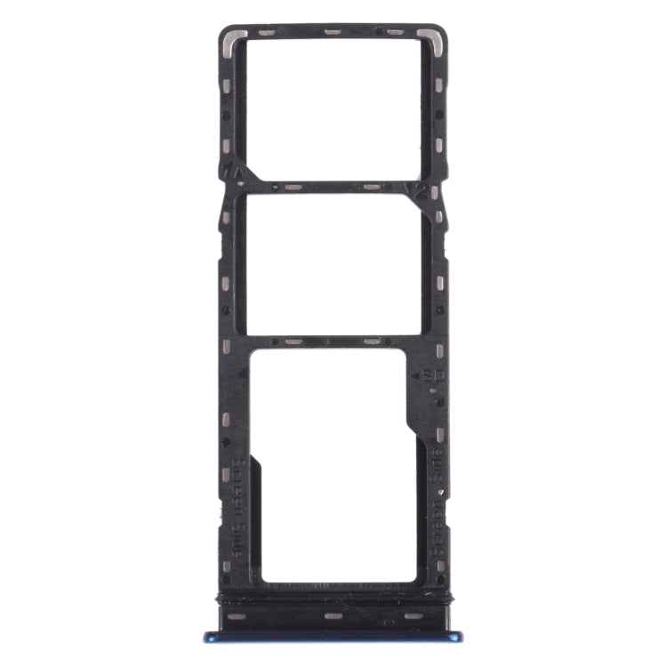 For infinix S5 X652 SIM Card Tray + SIM Card Tray + Micro SD Card Tray (Blue) - Card Tray by PMc TechLife | Online Shopping South Africa | PMc TechLife | Buy Now Pay Later Mobicred