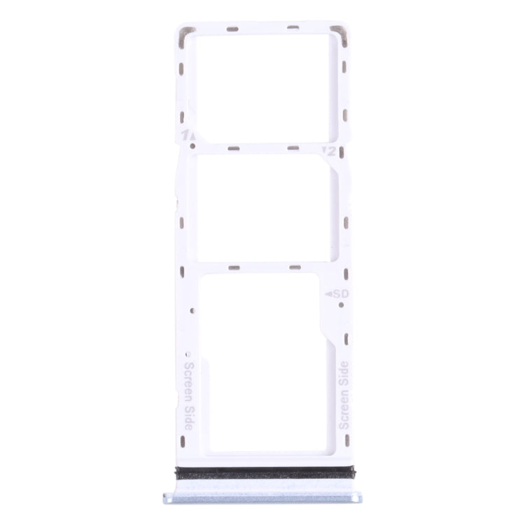 For Infinix Note 8i X683 SIM Card Tray + SIM Card Tray + Micro SD Card Tray (Grey) - Card Tray by PMc TechLife | Online Shopping South Africa | PMc TechLife | Buy Now Pay Later Mobicred