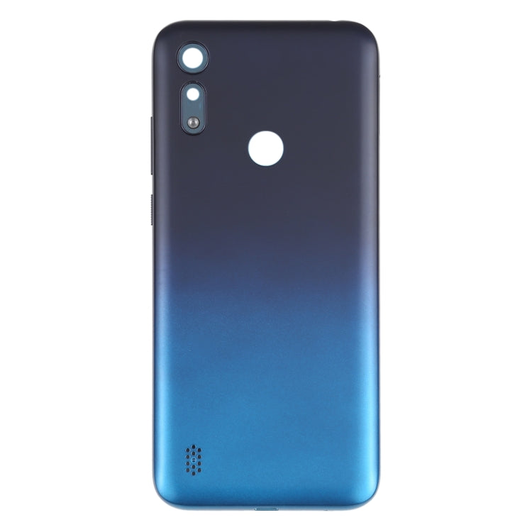 Battery Back Cover for Motorola Moto E6i XT2053-5 (Blue) - Back Cover by PMc TechLife | Online Shopping South Africa | PMc TechLife | Buy Now Pay Later Mobicred