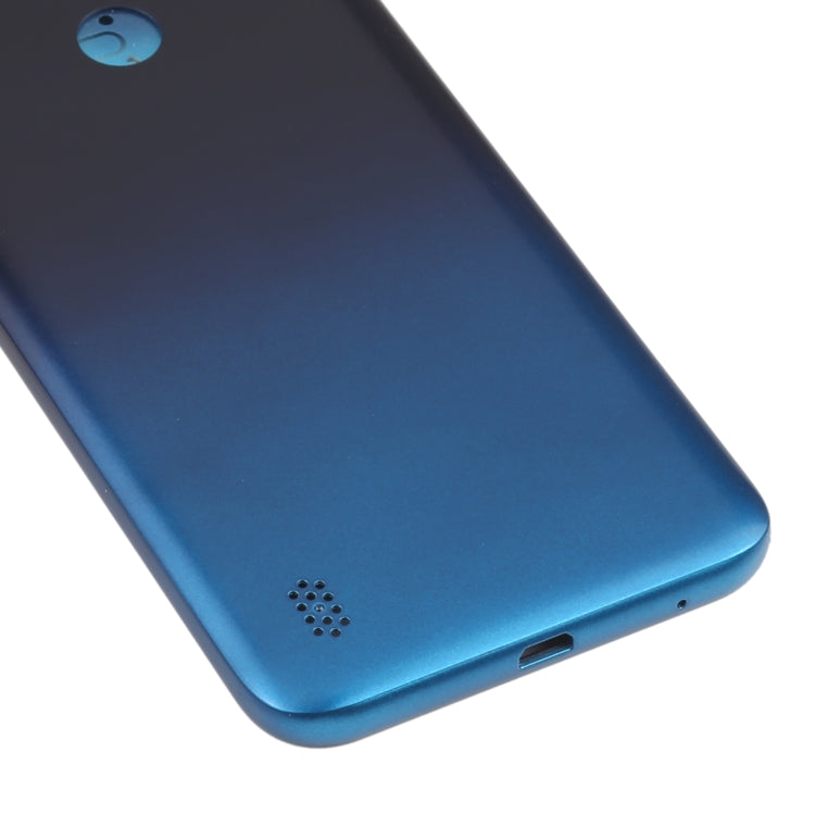 Battery Back Cover for Motorola Moto E6i XT2053-5 (Blue) - Back Cover by PMc TechLife | Online Shopping South Africa | PMc TechLife | Buy Now Pay Later Mobicred