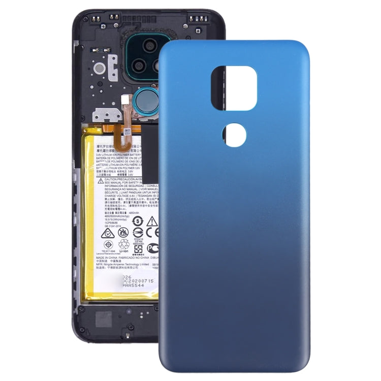 Battery Back Cover for Motorola Moto G Play (2021) (Blue) - Back Cover by PMC TechLife | Online Shopping South Africa | PMC TechLife | Buy Now Pay Later Mobicred