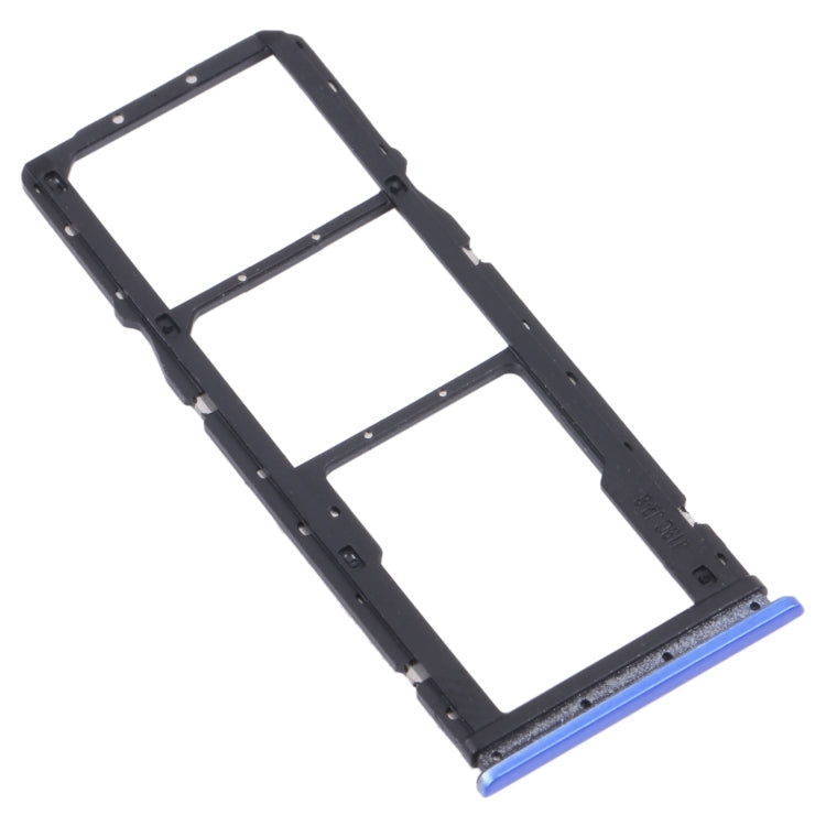 SIM Card Tray + SIM Card Tray + Micro SD Card Tray for Xiaomi Redmi 9T 4G / Redmi Note 9 4G J19S M2010J19SC M2010J19SG M2010J19SY (Blue) - Card Tray by PMc TechLife | Online Shopping South Africa | PMc TechLife | Buy Now Pay Later Mobicred