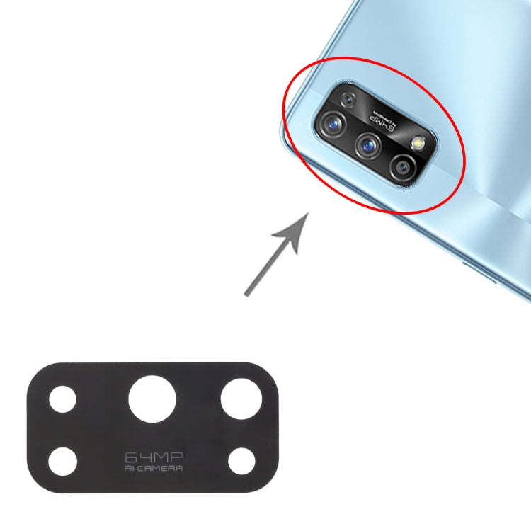For OPPO Realme 7 Pro RMX2170 10pcs Back Camera Lens - Camera Series by PMC TechLife | Online Shopping South Africa | PMC TechLife