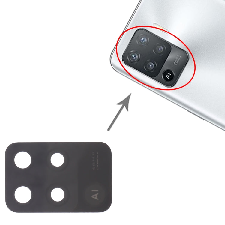 For OPPO F19 Pro CPH2285 10pcs Back Camera Lens - Camera Series by PMc TechLife | Online Shopping South Africa | PMc TechLife | Buy Now Pay Later Mobicred