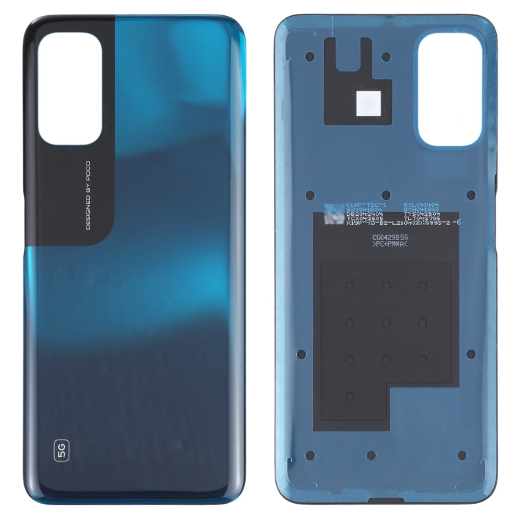 Original Battery Back Cover for Xiaomi Poco M3 Pro 5G M2103K19PG, M2103K19PI(Blue) - Back Cover by PMC TechLife | Online Shopping South Africa | PMC TechLife | Buy Now Pay Later Mobicred