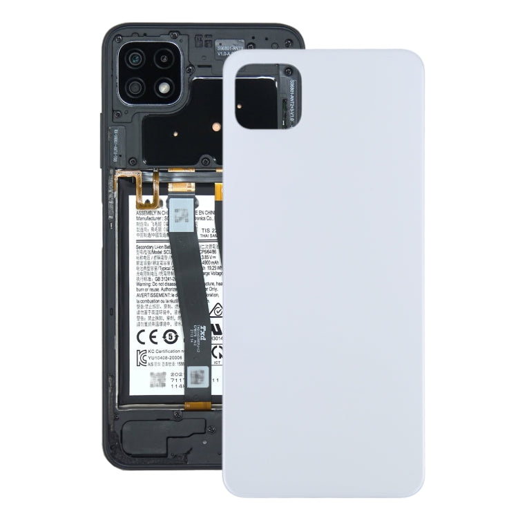 For Samsung Galaxy A22 5G Battery Back Cover (White) - free shipping - PMc TechLife - Order now!