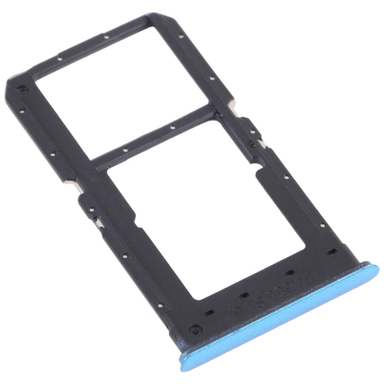 For OPPO Realme V5 5G  SIM Card Tray + SIM Card Tray / Micro SD Card Tray (Blue) - Card Socket by PMc TechLife | Online Shopping South Africa | PMc TechLife | Buy Now Pay Later Mobicred