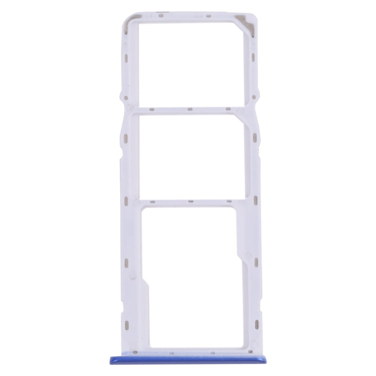 For OPPO Realme 5i RMX2030, RMX2032 SIM Card Tray + SIM Card Tray + Micro SD Card Tray (Blue) - Card Socket by PMc TechLife | Online Shopping South Africa | PMc TechLife | Buy Now Pay Later Mobicred