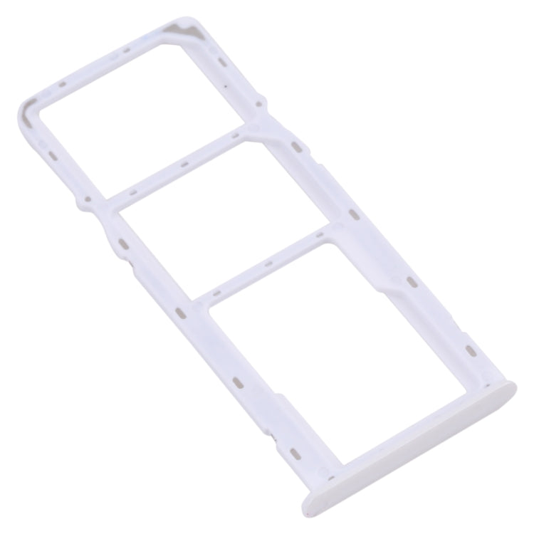 For OPPO Realme 6i / Realme Narzo 10 SIM Card Tray + SIM Card Tray + Micro SD Card Tray (White) - Card Socket by PMc TechLife | Online Shopping South Africa | PMc TechLife | Buy Now Pay Later Mobicred