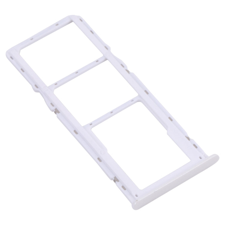 For OPPO Realme 6i (India) RMX2002 SIM Card Tray + SIM Card Tray + Micro SD Card Tray (White) - Card Socket by PMc TechLife | Online Shopping South Africa | PMc TechLife | Buy Now Pay Later Mobicred