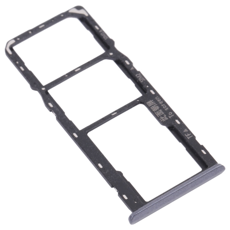 For OPPO Realme C3 RMX2027, RMX2020, RMX2021  SIM Card Tray + SIM Card Tray + Micro SD Card Tray (Grey) - free shipping - PMc TechLife - Order now!