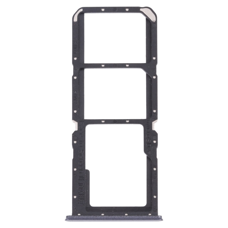 For OPPO Realme V13 5G SIM Card Tray + SIM Card Tray + Micro SD Card Tray (Blue) - Card Socket by PMc TechLife | Online Shopping South Africa | PMc TechLife | Buy Now Pay Later Mobicred