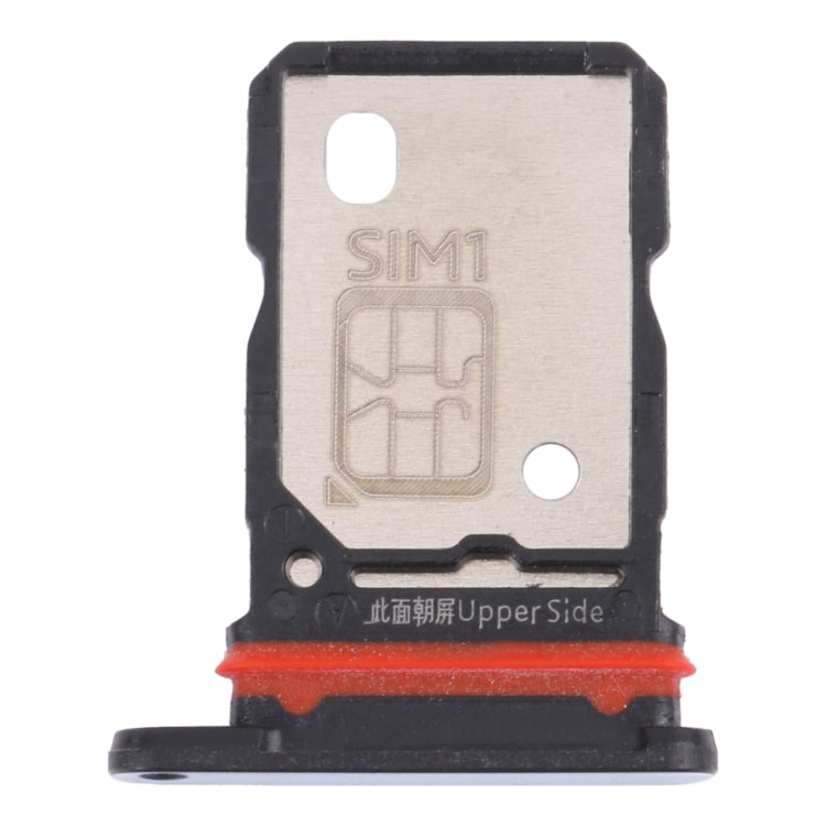 For vivo X60 Pro+ V2056A SIM Card Tray + SIM Card Tray (Black) - Card Socket by PMc TechLife | Online Shopping South Africa | PMc TechLife | Buy Now Pay Later Mobicred