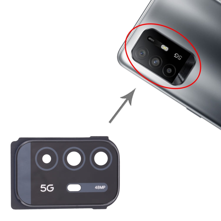 For OPPO A95 PELM00  Camera Lens Cover (Blue) - Camera Series by PMc TechLife | Online Shopping South Africa | PMc TechLife | Buy Now Pay Later Mobicred