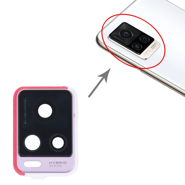 For vivo S7 V2020A Camera Lens Cover (Purple) - Camera Parts by PMc TechLife | Online Shopping South Africa | PMc TechLife | Buy Now Pay Later Mobicred